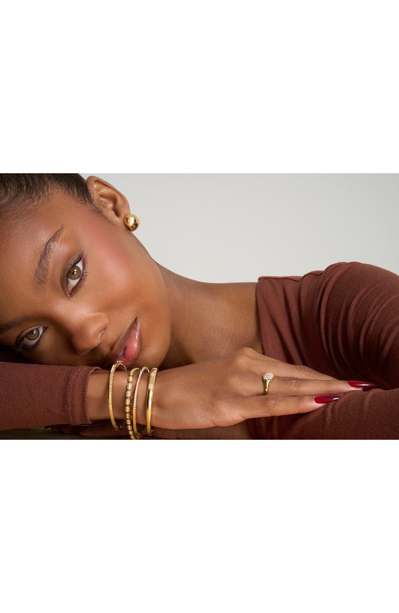 Bony Levy Florentine Diamond Tennis Bracelet, Alternate, color, 18K Yellow Gold