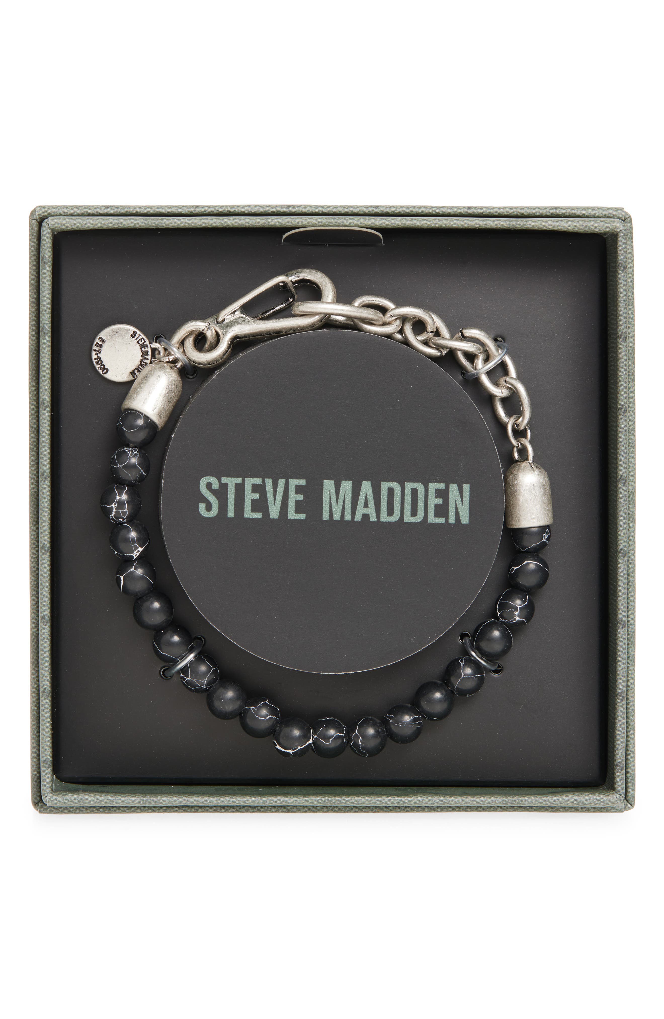 Steve Madden 6mm Beaded Bracelet
