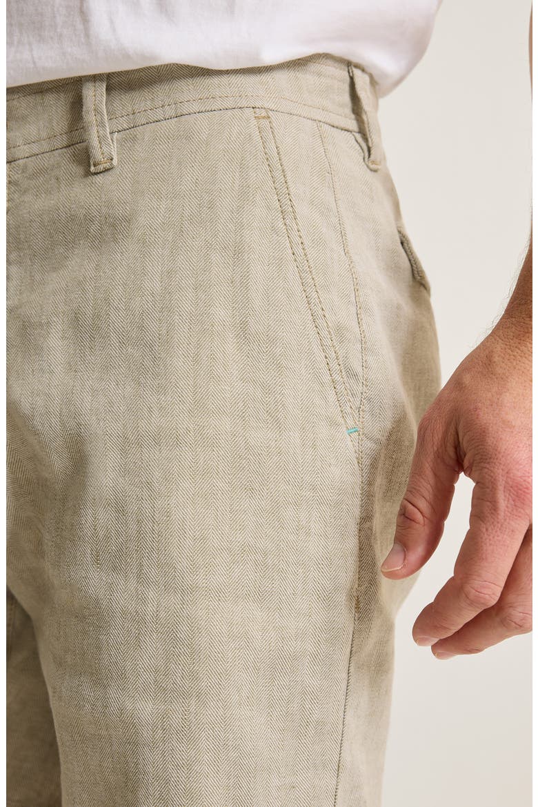 Beach Coast Linen Blend Shorts, Alternate, color, BEACH