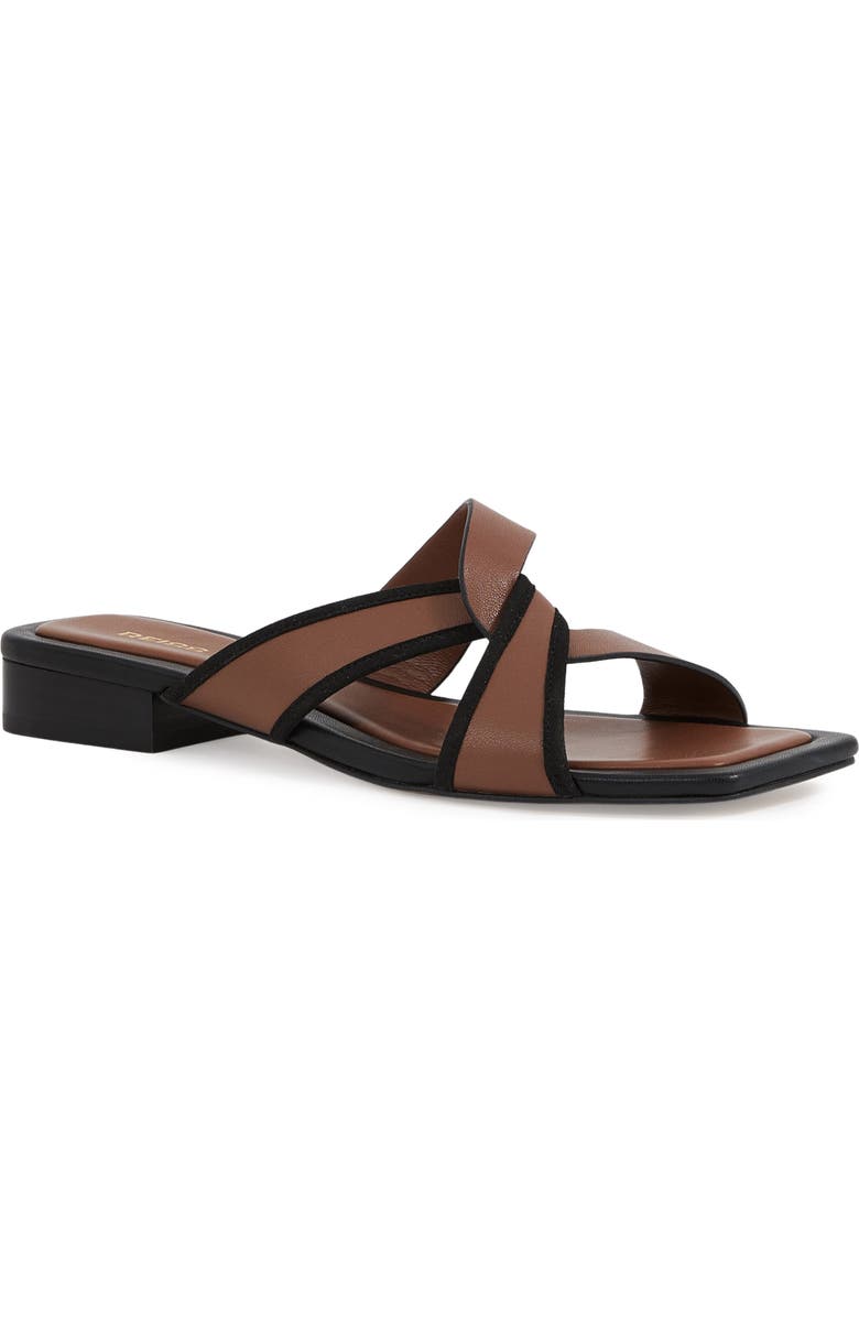 Reiss Clara Slide Sandal, Main, color, Tan