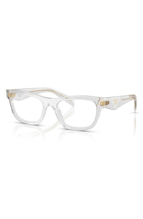 Prada Pr B01v 12r1o1 Trasparente Grigio Glasses In Transparent