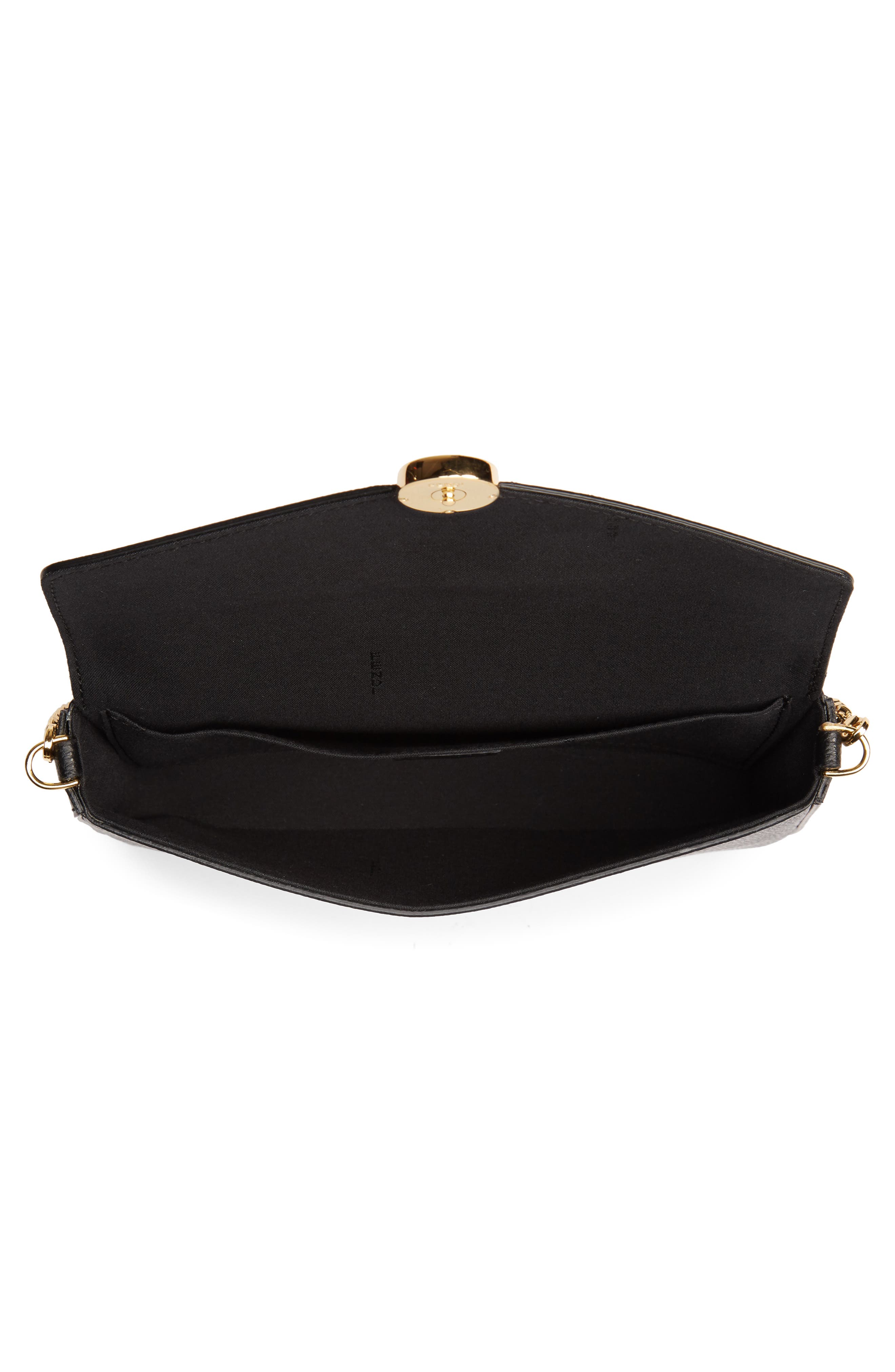 Fendi Calfskin Leather Shoulder Bag, Alternate, color, 