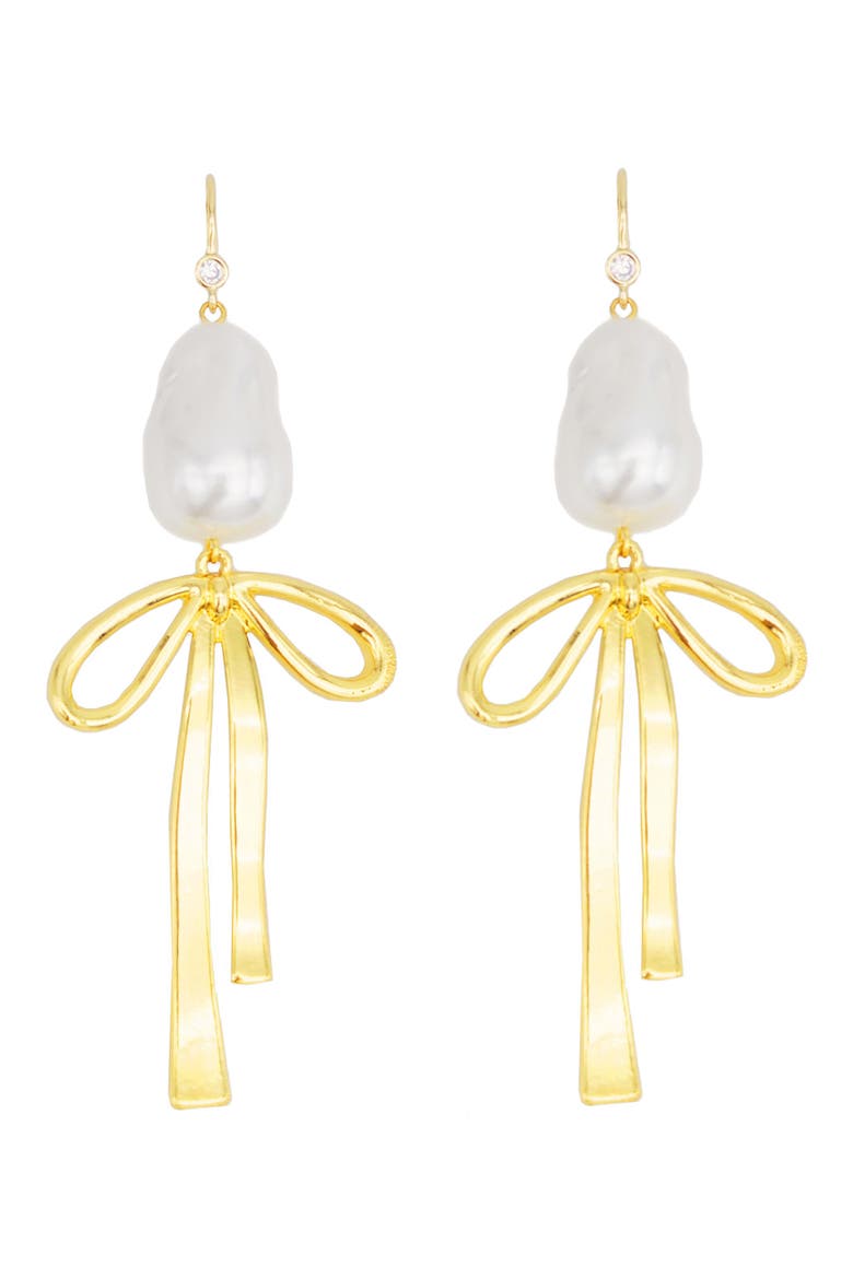 Arco Earrings, Main, color, GOLD