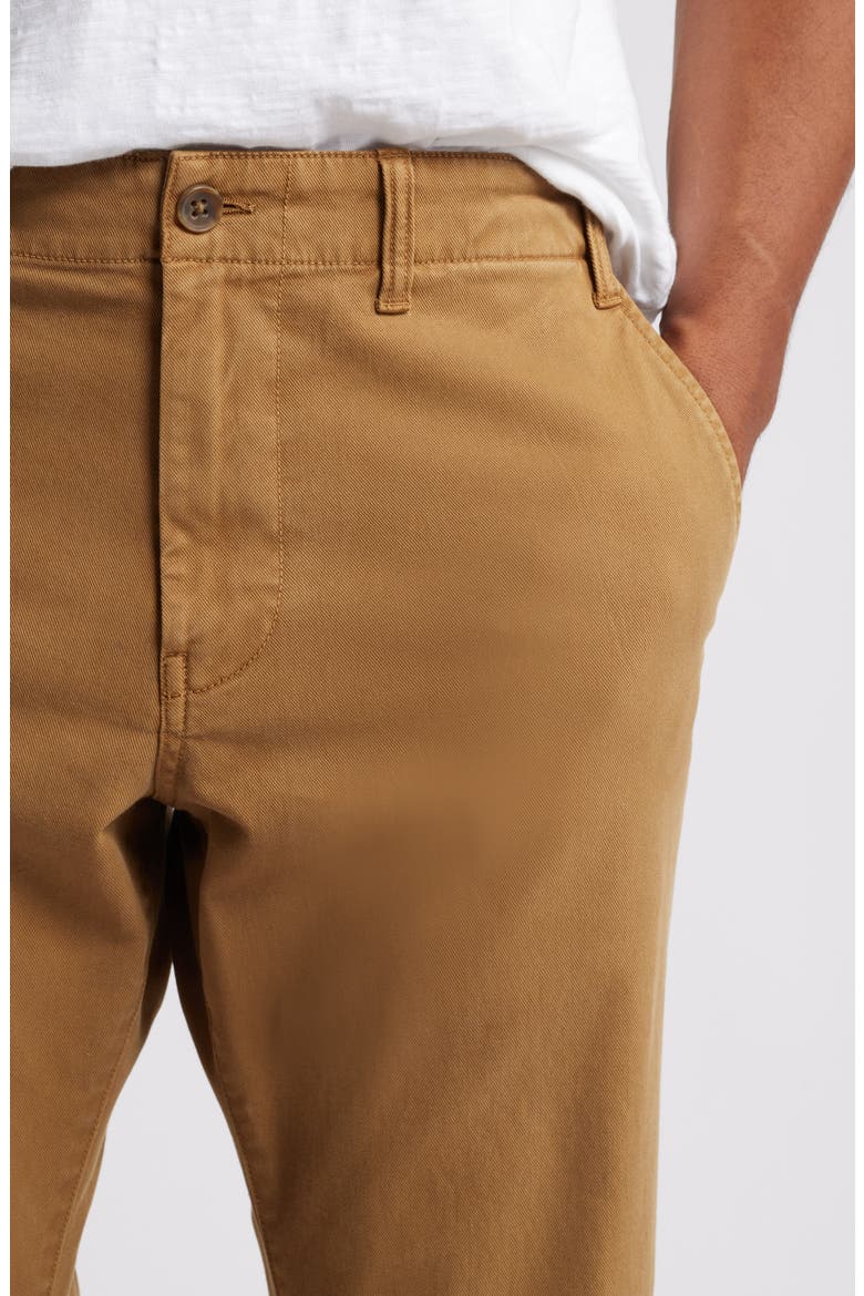 Straight Fit Flat Front Stretch Twill Chinos, Alternate, color, TAN ERMINE