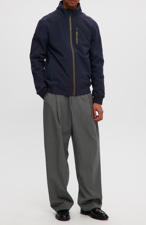 Noize Soft Shell Windbreaker Jacket In Blue