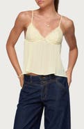 EDIKTED Rhian Lace Pleated Camisole