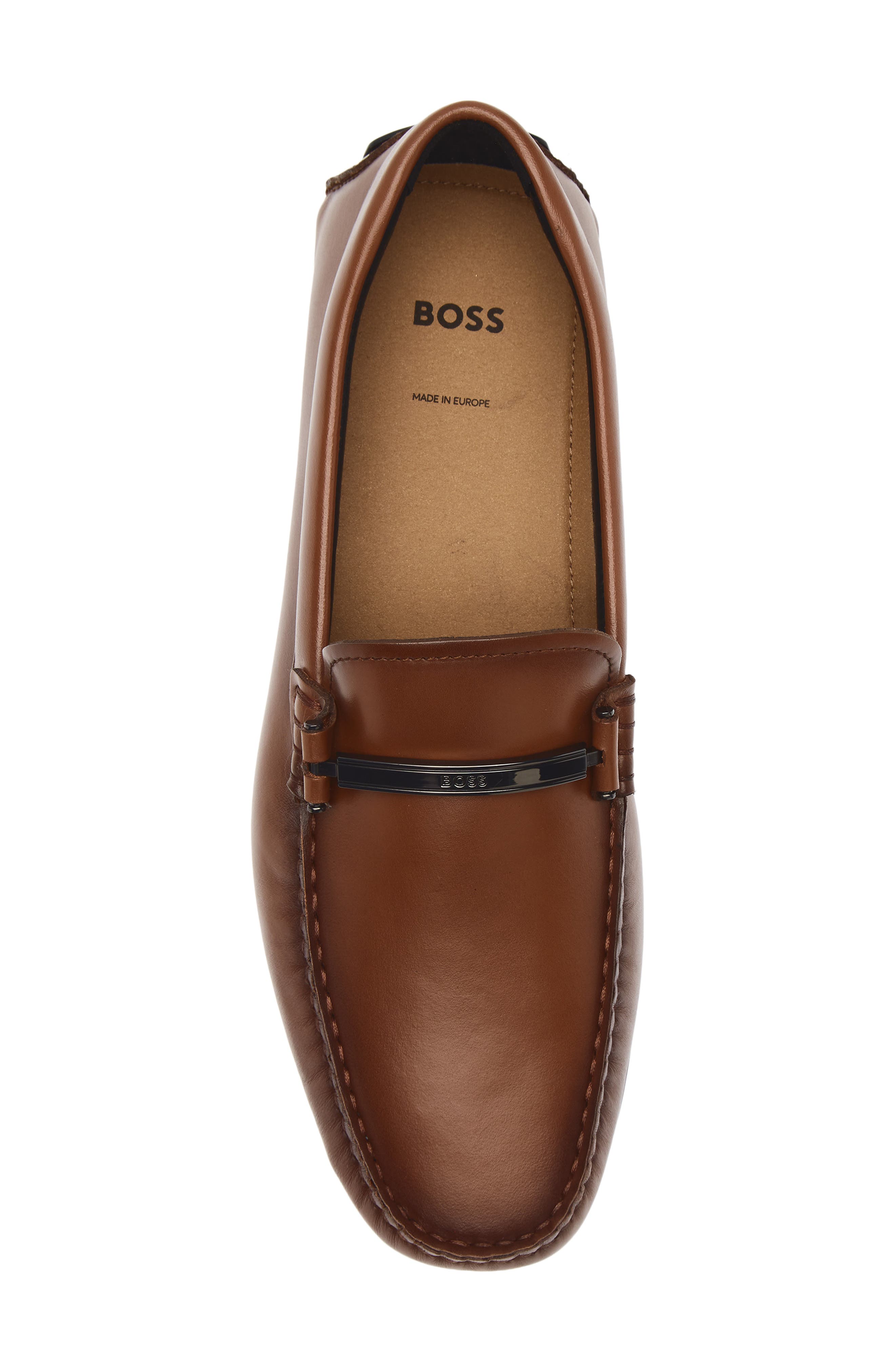 BOSS Noel Horsebit Loafer, Alternate, color, Medium Brown