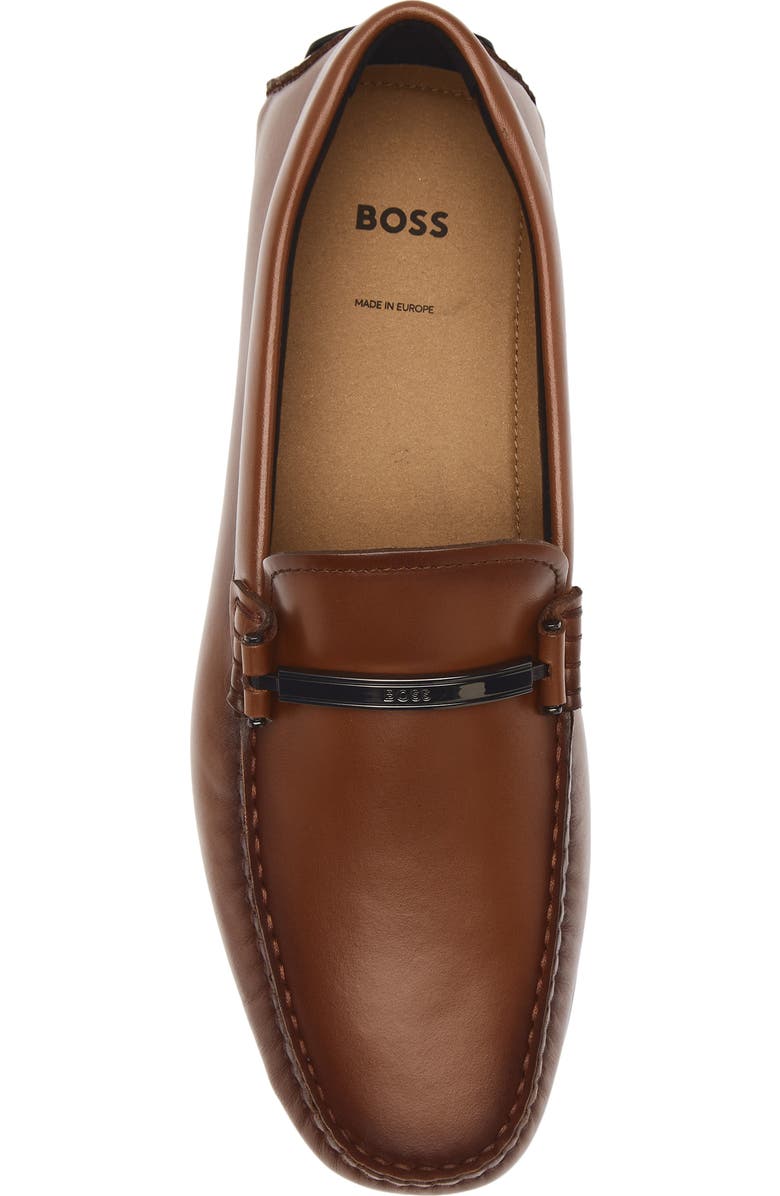BOSS Noel Horsebit Loafer, Alternate, color, Medium Brown
