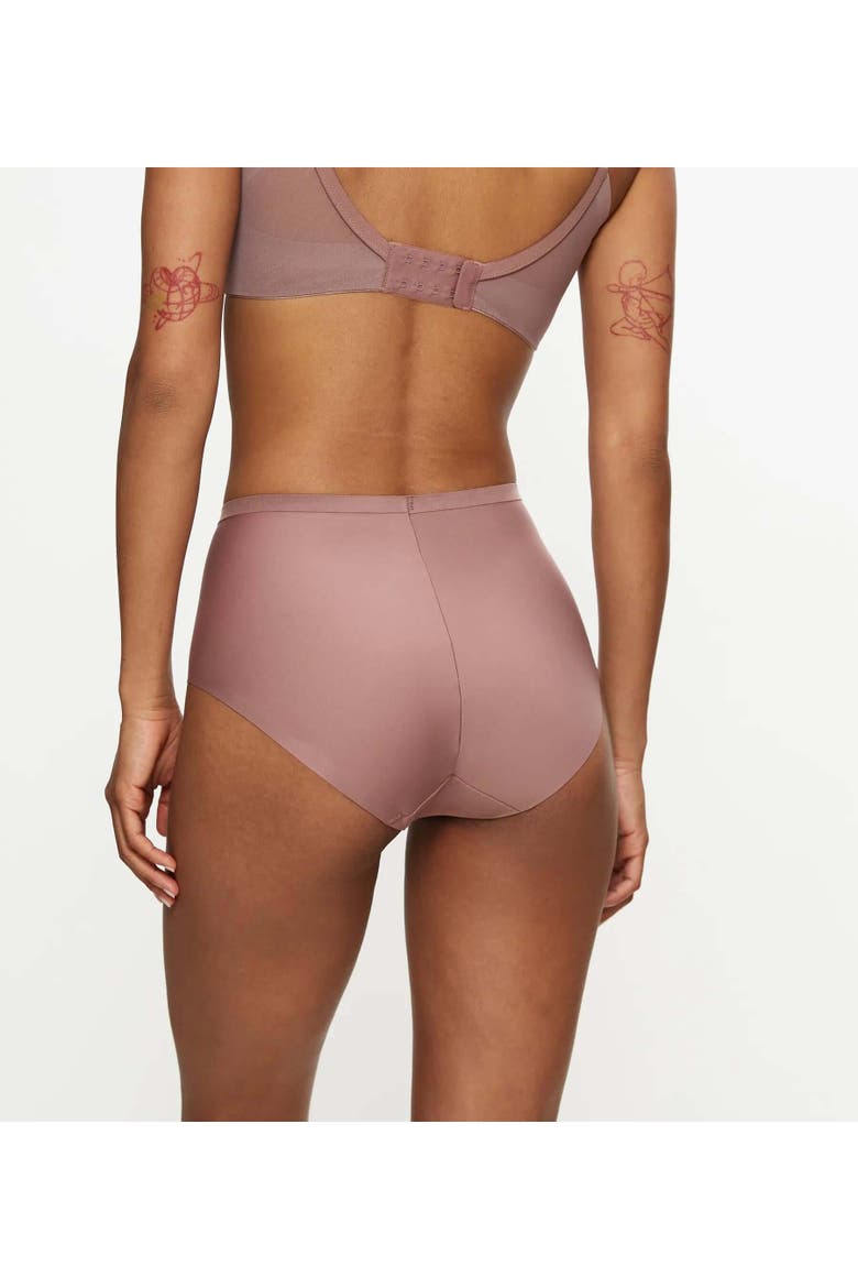 Shape Smart High-Waisted Shaping Brief, Alternate, color, Toasted Almond