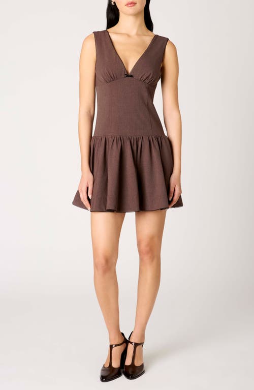 Nia Cabaello Minidress In Brown