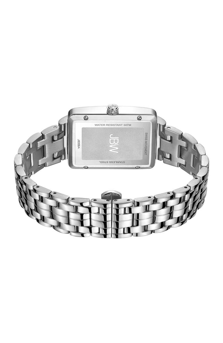 JBW Women's Mink Stainless Steel Diamond Watch, 28mm - 0.12 ctw, Alternate, color, Silver