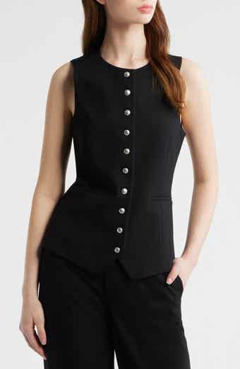 Irina Ponte Knit Longline Vest