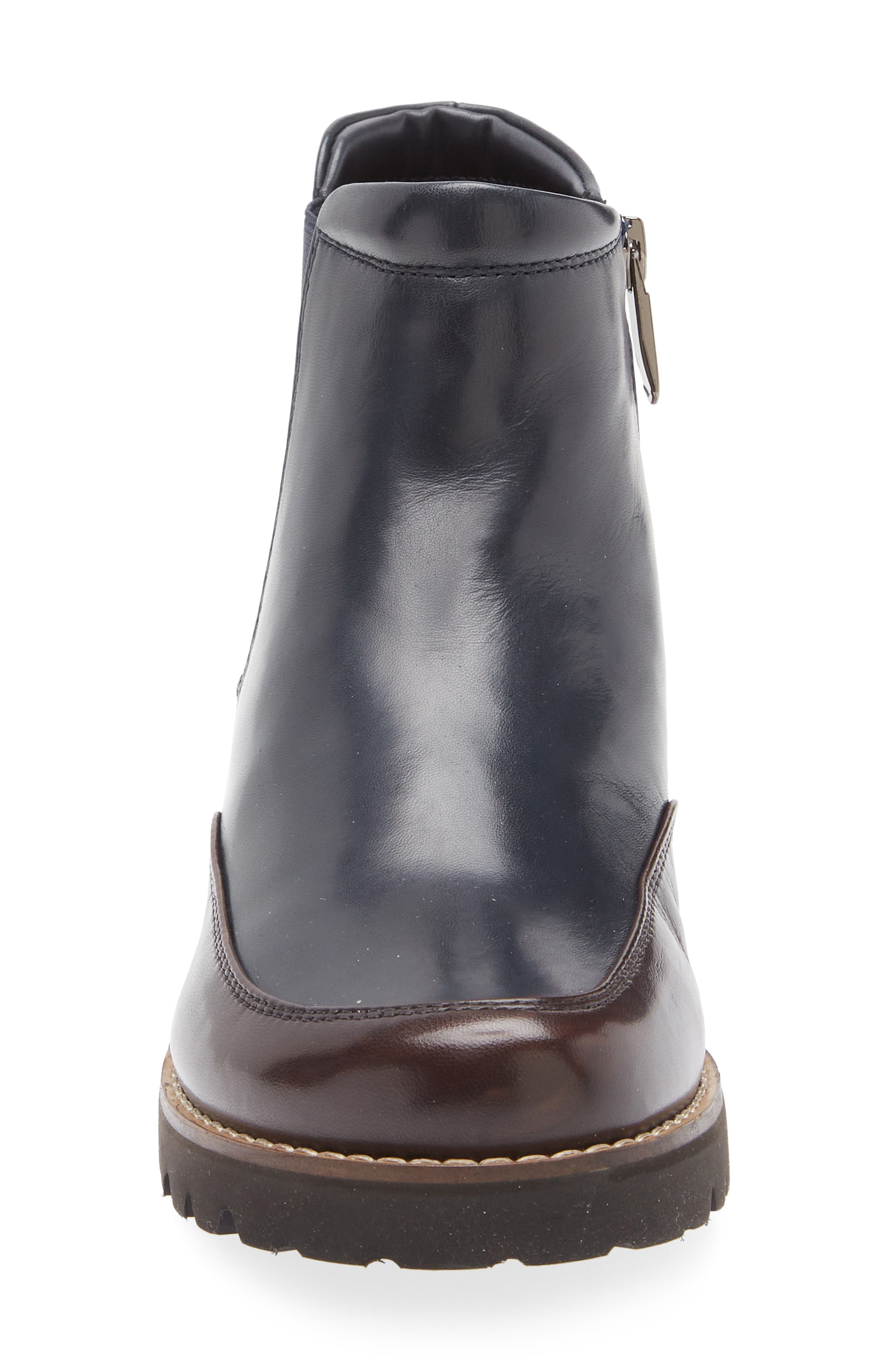 Layla Lug Sole Chelsea Boot, Alternate, color, GLOVE TDM/ NAVY