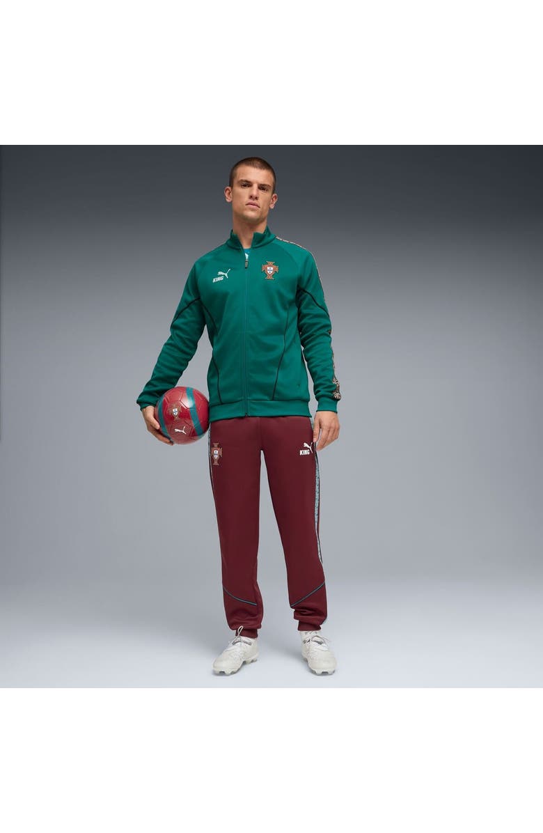 PUMA Men's Puma Green Portugal National Team King Anthem Full-Zip Jacket, Alternate, color, Green