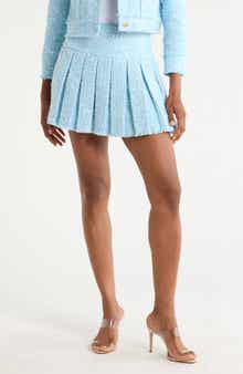 Alice + Olivia Emilie Box Pleat Miniskirt