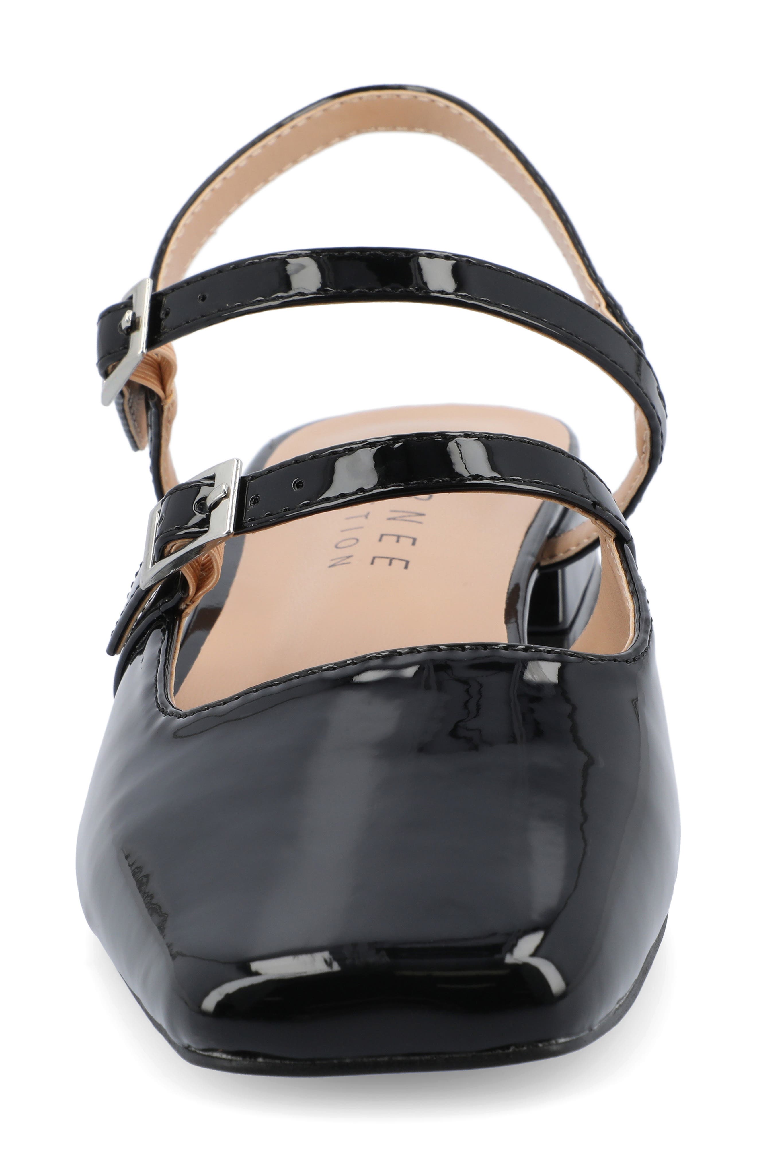 Journee Collection Gretchenn Slingback Mary Jane Pump, Alternate, color, Black