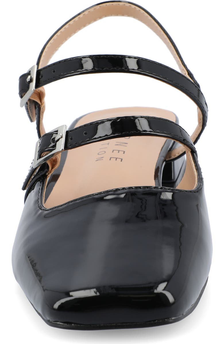 Journee Collection Gretchenn Slingback Mary Jane Pump, Alternate, color, Black