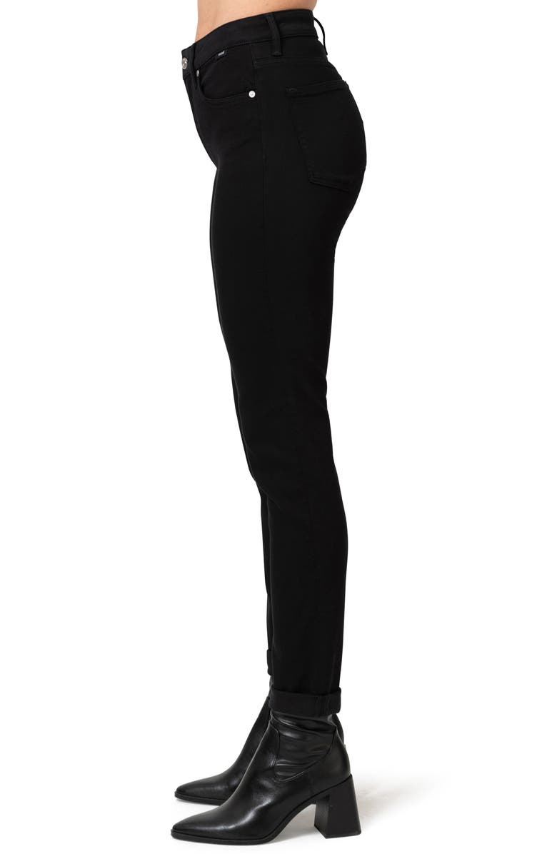 Mavi Jeans Kathleen High Waist Slim Boyfriend Jeans, Alternate, color, Black Feather Blue