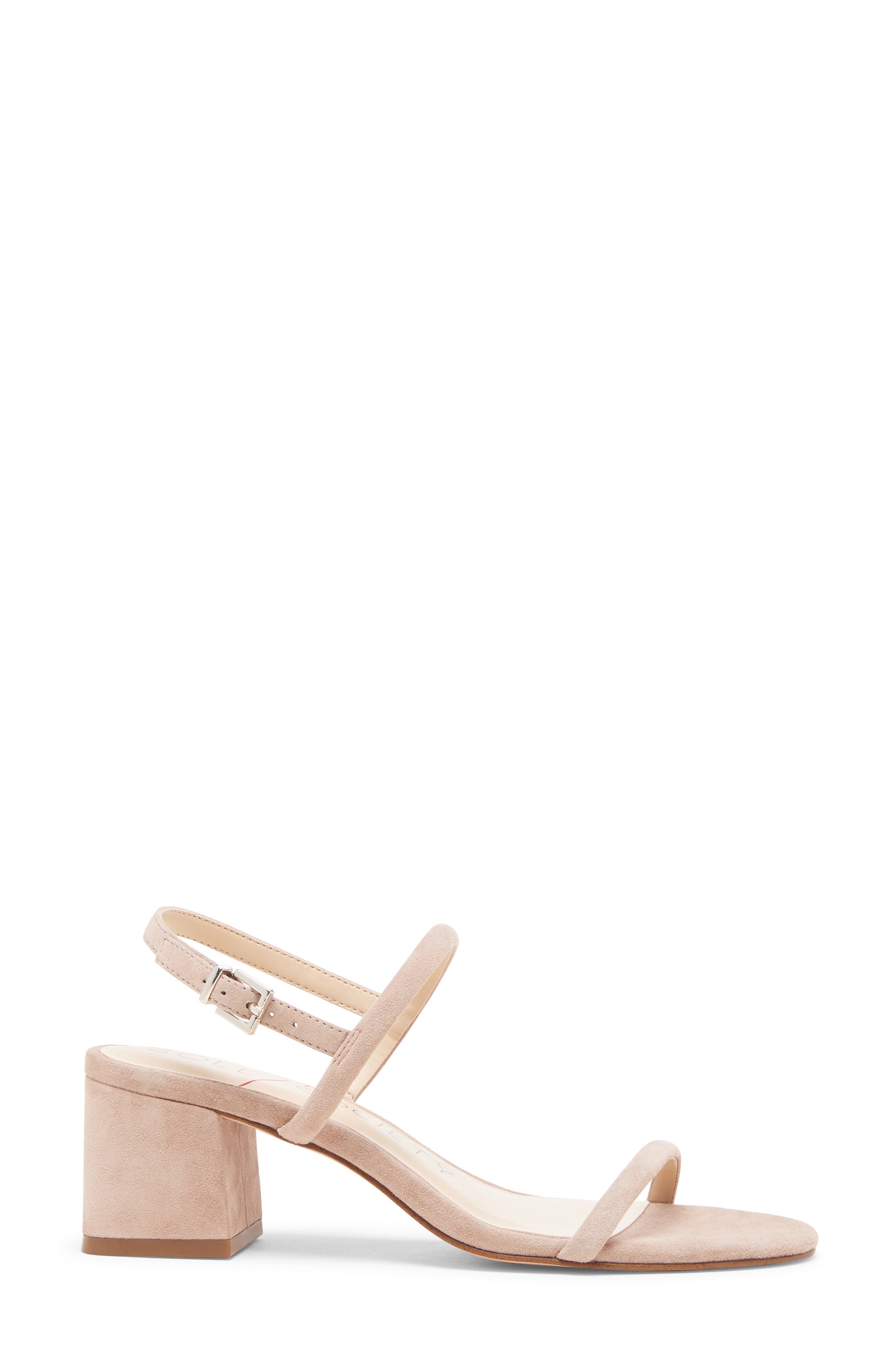 Saunye Strappy Sandal, Alternate, color, DUSTY ROSE SUEDE
