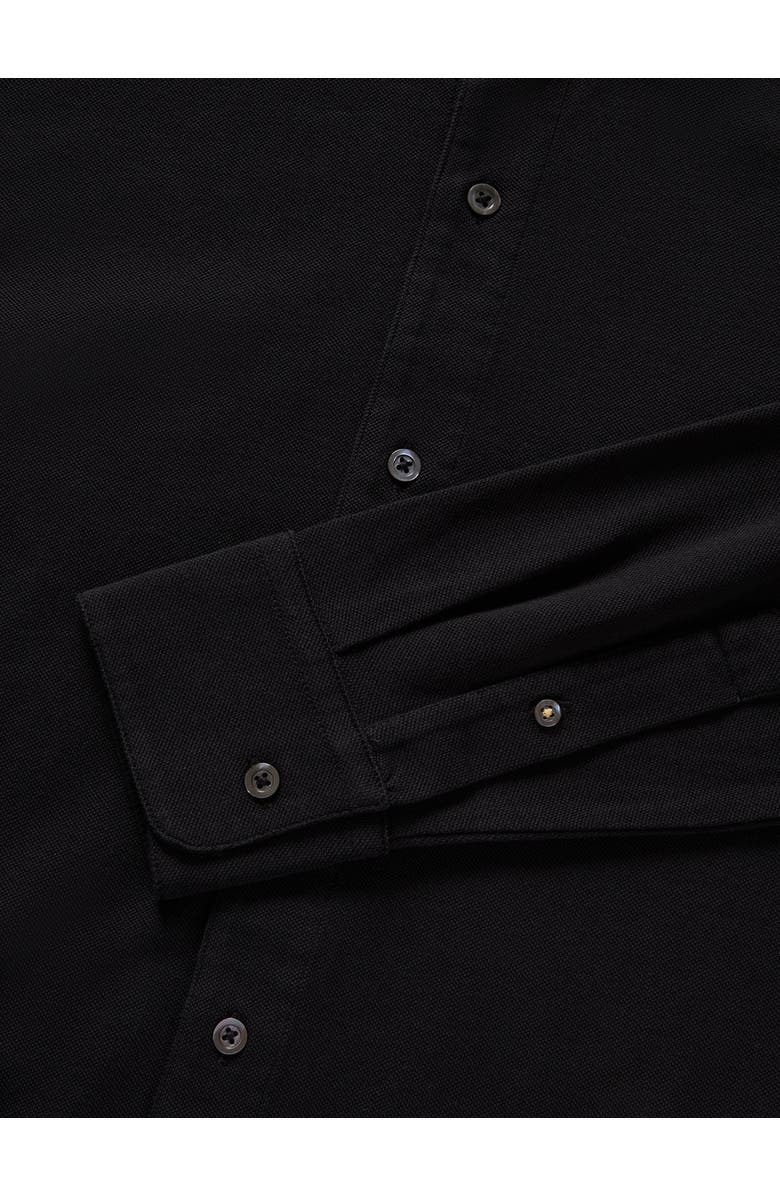 Robert Talbott Foster Long Sleeve Knit Shirt, Alternate, color, Black