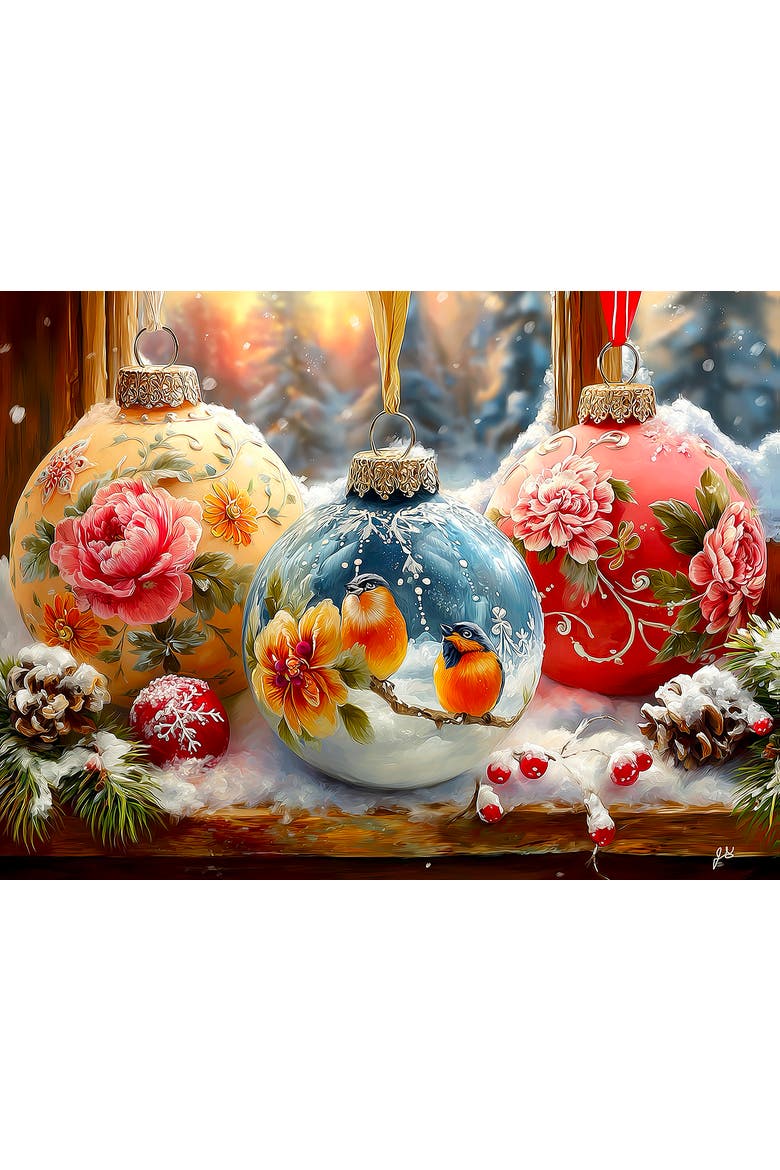 Ornaments for Christmas 500 piece Jigsaw Puzzle for Adults, Alternate, color, Multicolor