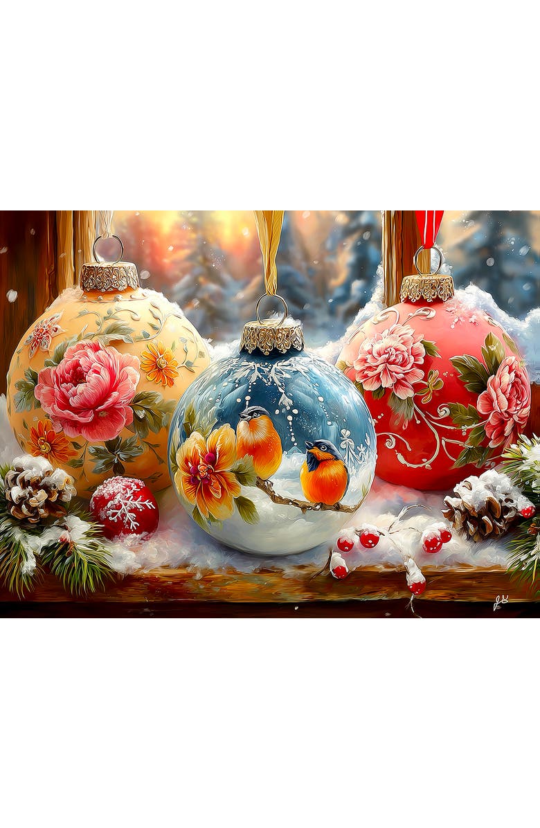 Sunsout Ornaments for Christmas 500 piece Jigsaw Puzzle for Adults, Alternate, color, Multicolor