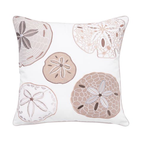 Sand Dollar Neutrals Pillow
