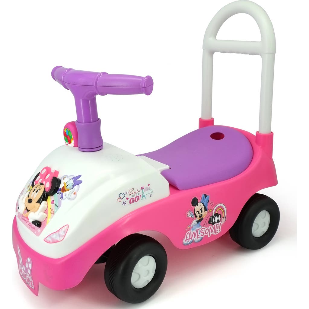 Kiddieland Disney Minnie Foldable Handle Rideon W/ Interactive Dashboard & Sounds in Multicolored  product