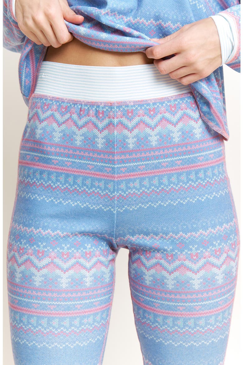Cuddle Crew Pajamas, Alternate, color, DAYBREAK/ FAIRISLE