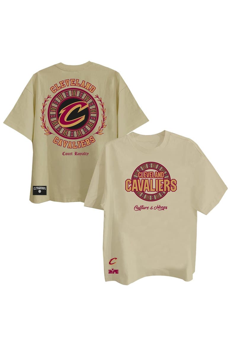 Men's Two Hype Khaki Cleveland Cavaliers Worldwide Collection Premium T-Shirt, Main, color, Khaki