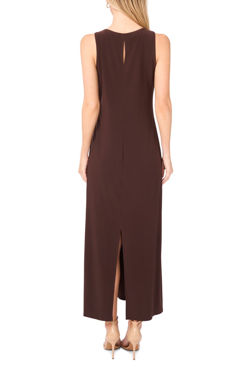 Vince Camuto Sleeveless Maxi Dress, Alternate, color, Chocolate