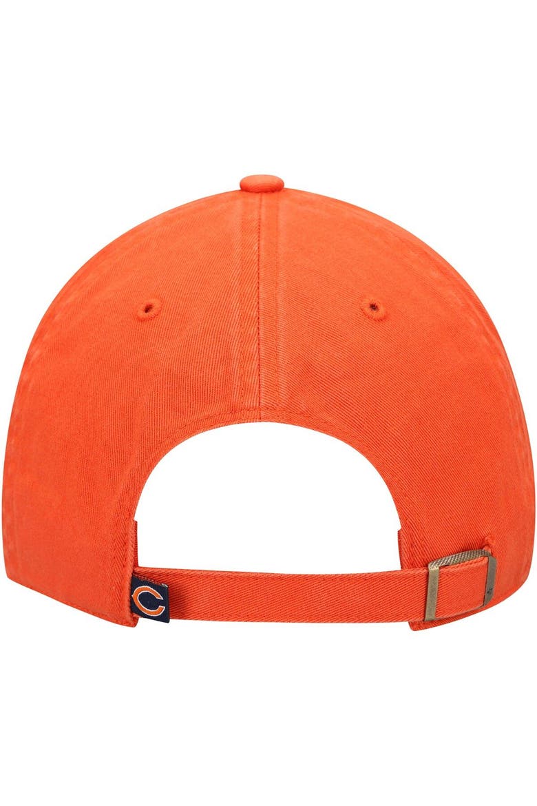 Men's '47 Orange Chicago Bears Secondary Clean Up Adjustable Hat, Alternate, color, Orange