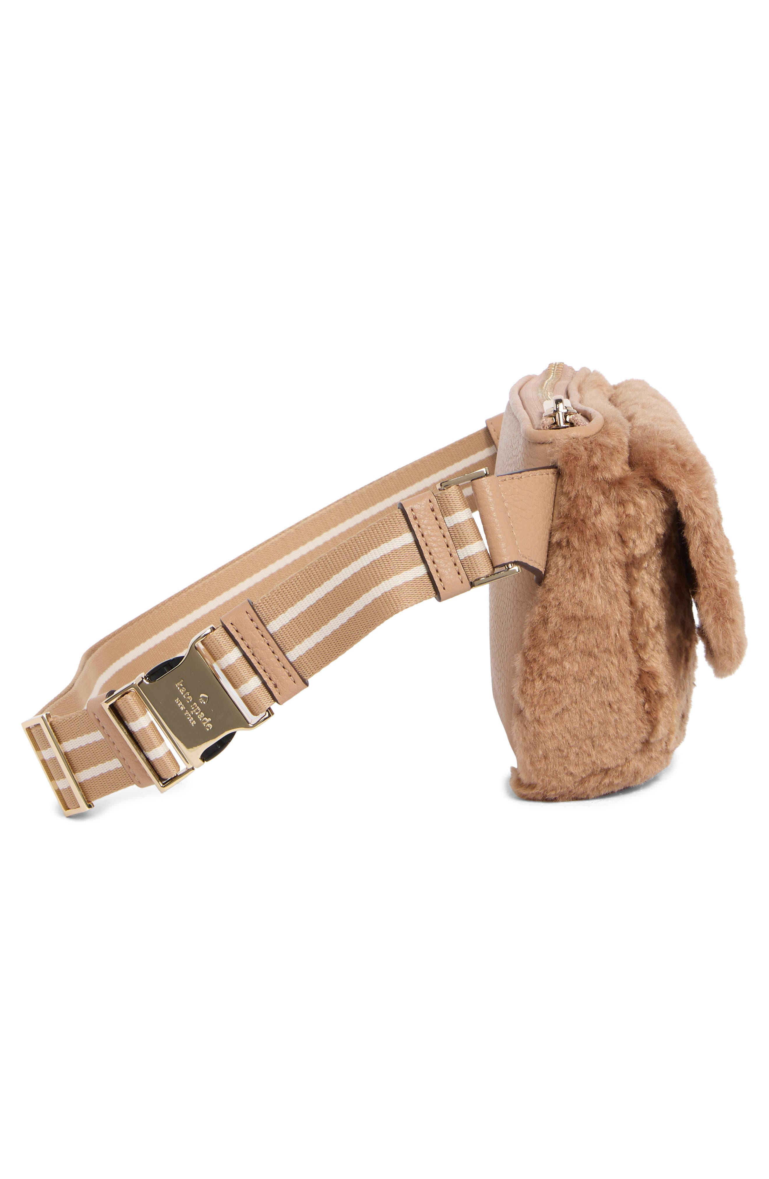 rosie faux fur belt bag