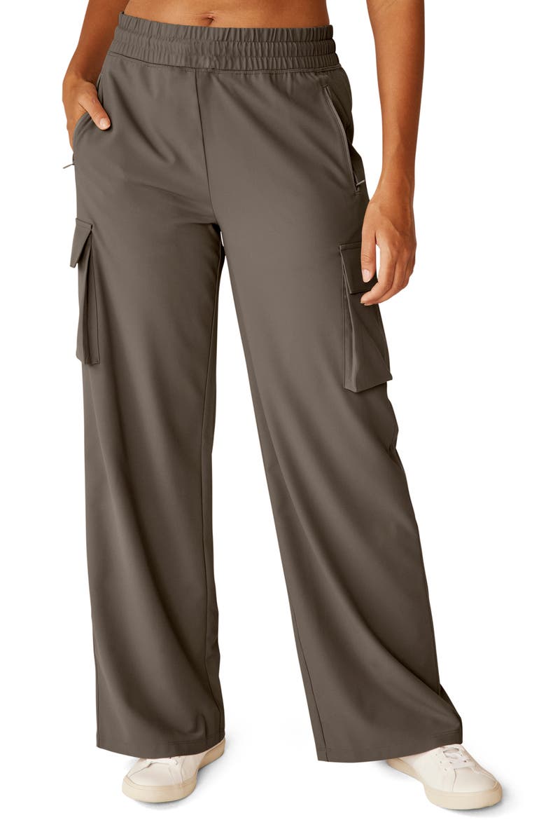 City Chic Cargo Pants, Main, color, DUNE