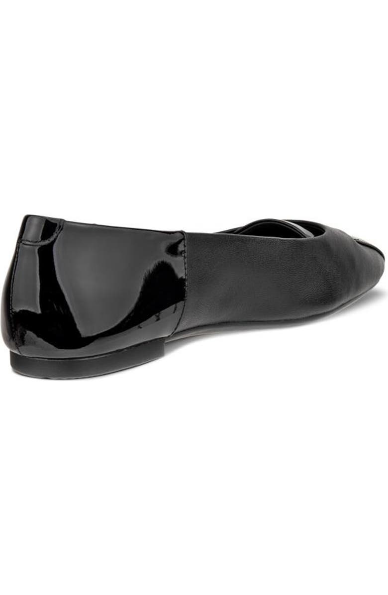ECCO Margot Origami Ballet Flat, Alternate, color, Black/ Black
