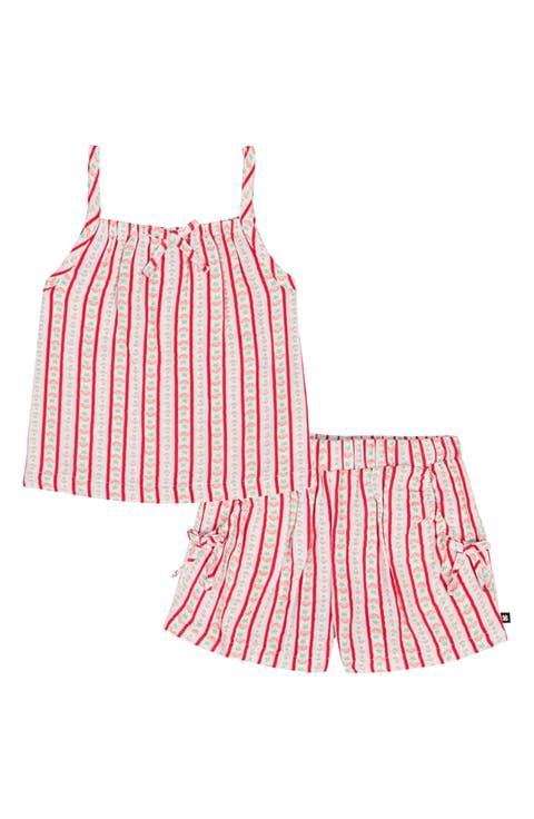 Floral Cotton Tank & Shorts Set (Toddler)