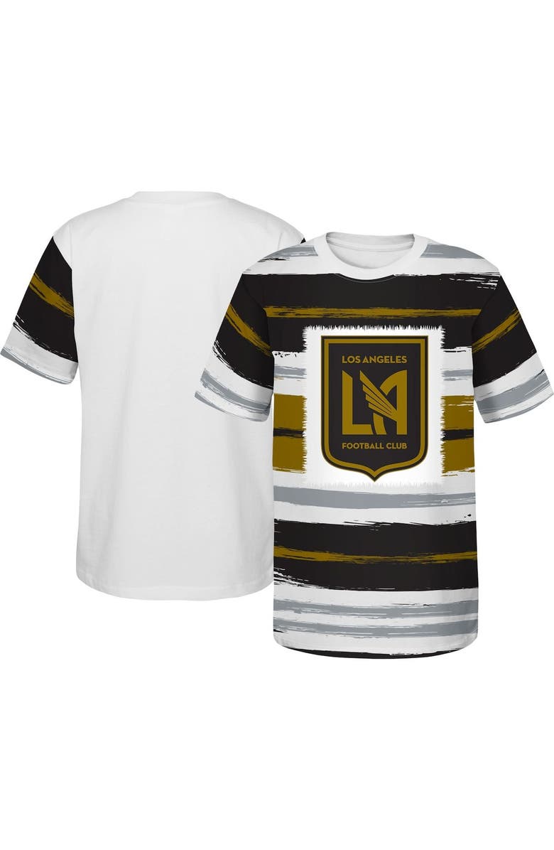 Outerstuff Youth White LAFC Wing Back T-Shirt, Main, color, 
