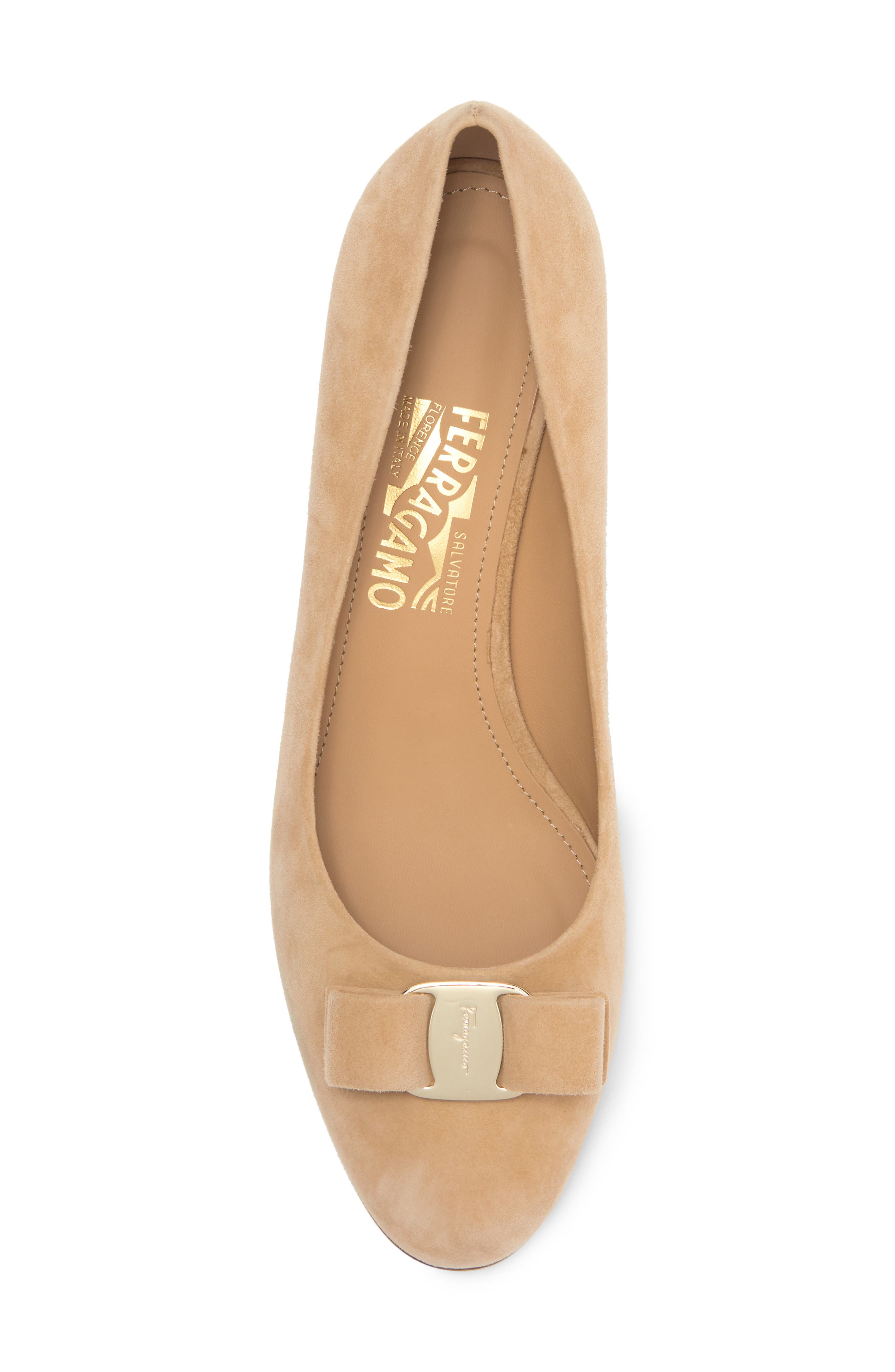FERRAGAMO Vara Kitten Heel Pump, Alternate, color, 