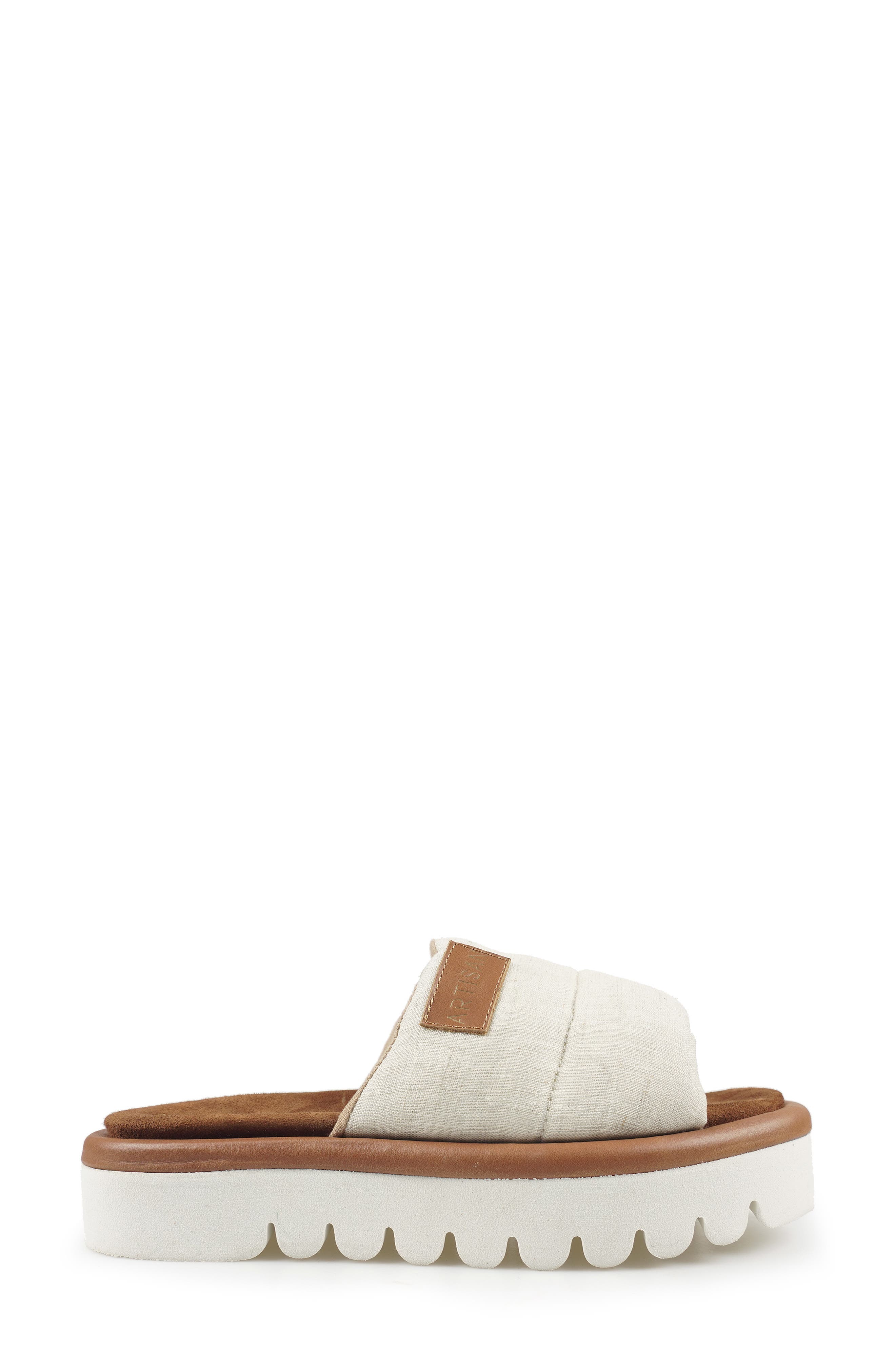 Pax Platform Sandal, Alternate, color, BEIGE