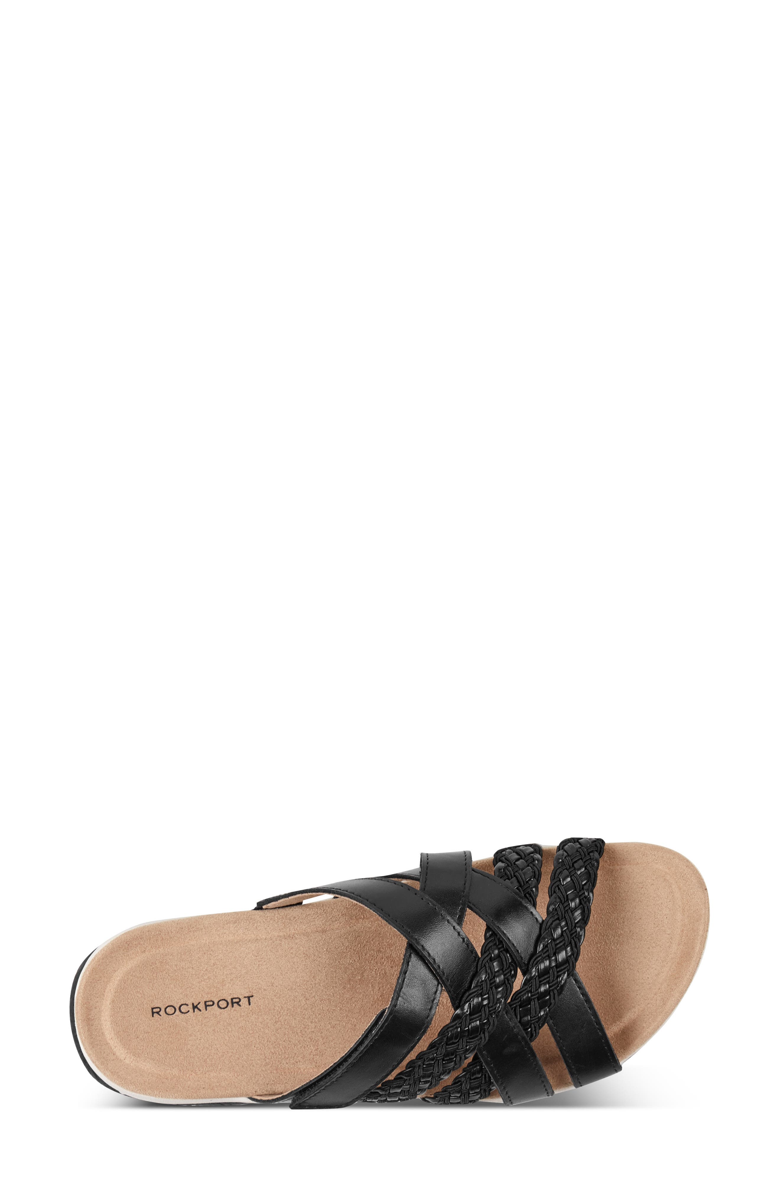Rockport Sedona Slide Sandal, Alternate, color, Black