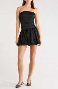 Abound Strapless Satin Bubble Dress