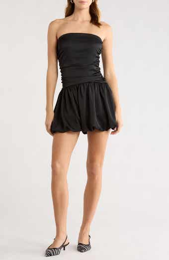 Abound Strapless Satin Bubble Dress
