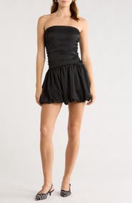 Abound Strapless Satin Bubble Dress