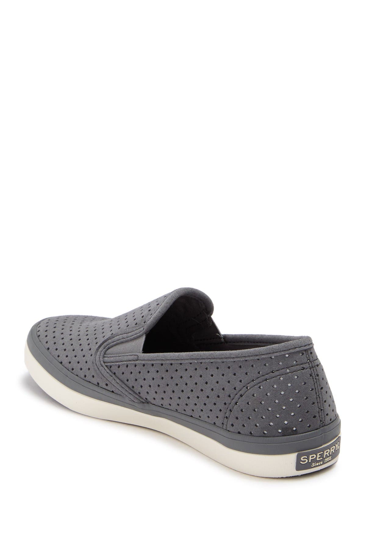 SPERRY TOP-SIDER<sup>®</sup> Sperry Seaside Perforated Varsity Slip-On Sneaker, Alternate, color, 