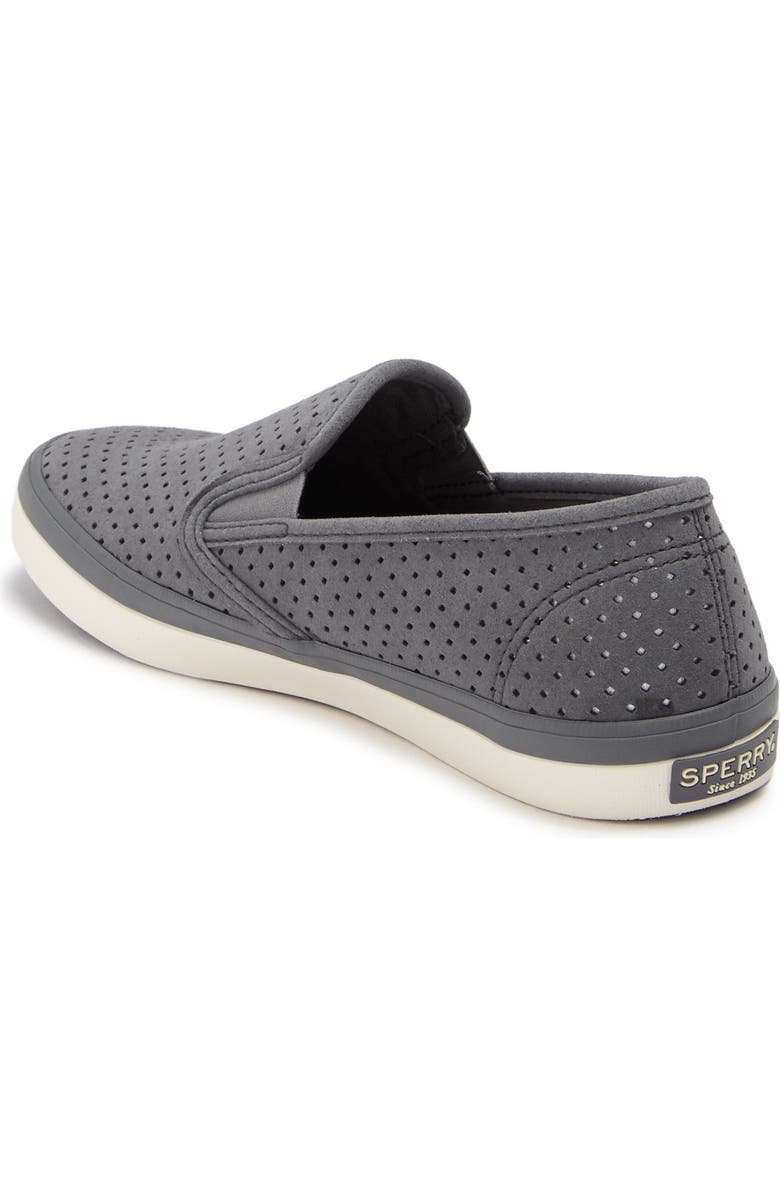 SPERRY TOP-SIDER<sup>®</sup> Sperry Seaside Perforated Varsity Slip-On Sneaker, Alternate, color,