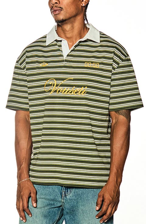 Post Game Stripe Polo