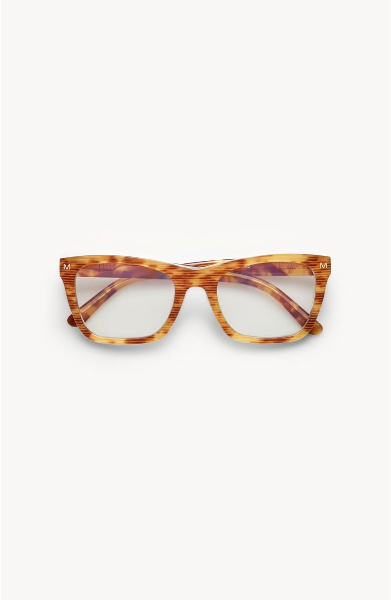 MACHETE Reading Glasses Blue Light, Main, color, Light Tortoise Stripe