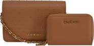 bebe Sagan Stud Crossbody and Zip Wallet