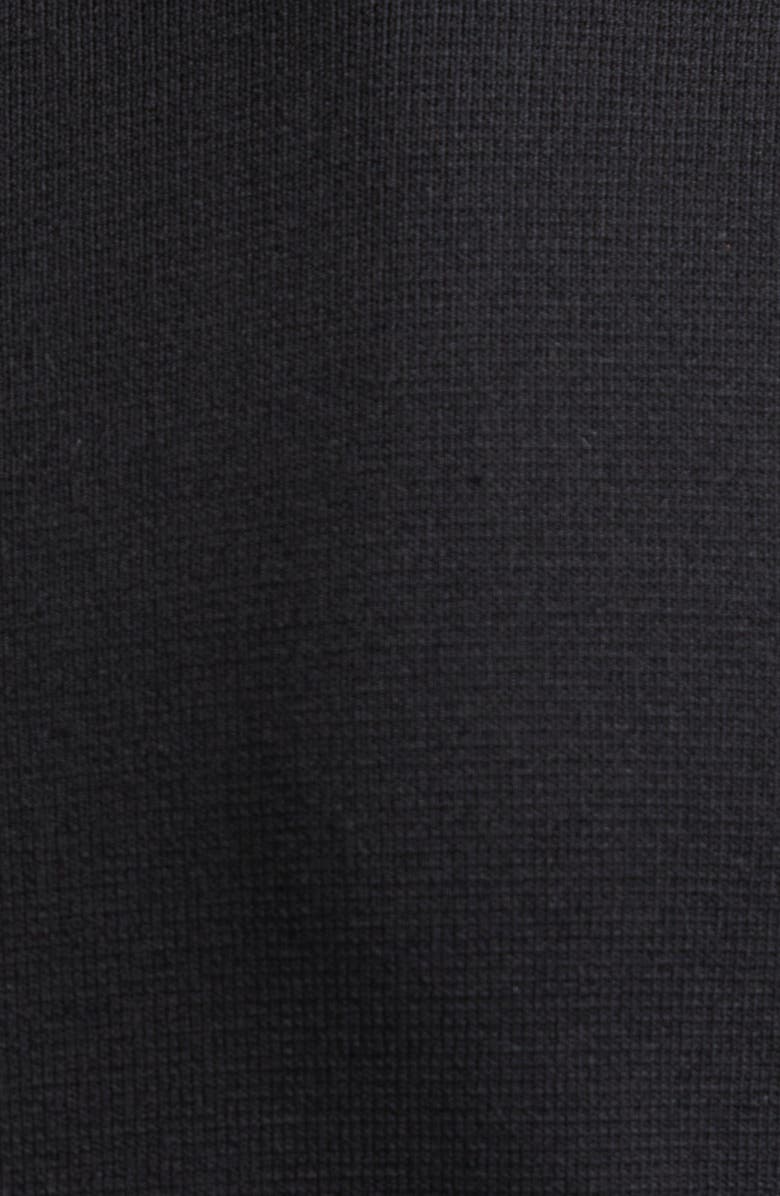 TOTEME Twinflower Flounce Sweater Dress, Alternate, color, Black