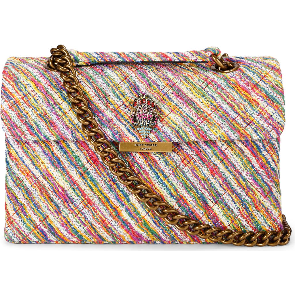 Kurt Geiger London Kensington Convertible Shoulder Bag In Pink Multi